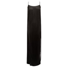 Tom Ford Women's Black Silk Fringed Maxi Dress
