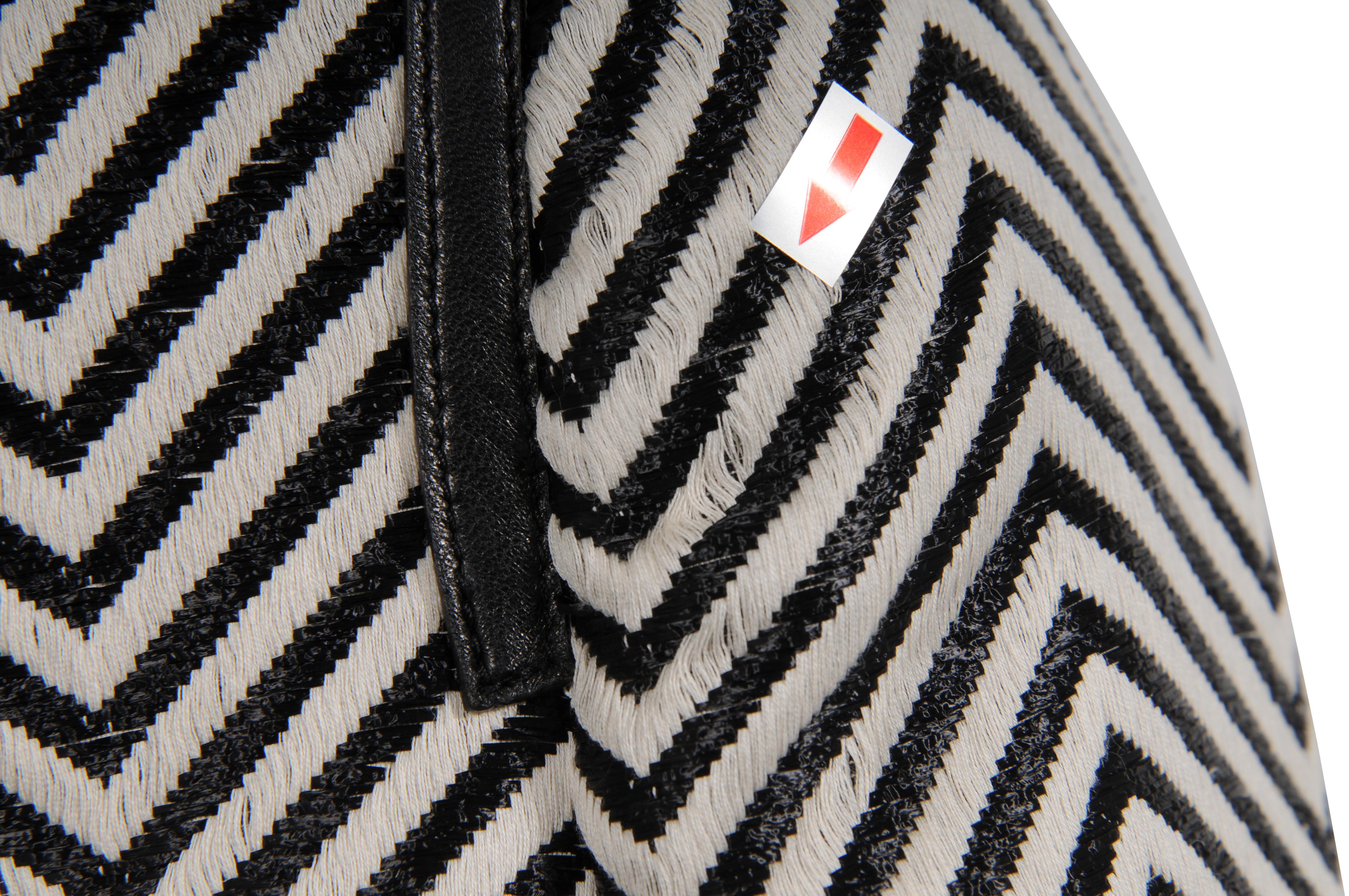 Tom Ford Donna Giacca a spina di pesce IT 42 Nero Bianco Nylon Cotone Miscela Coates in vendita 9