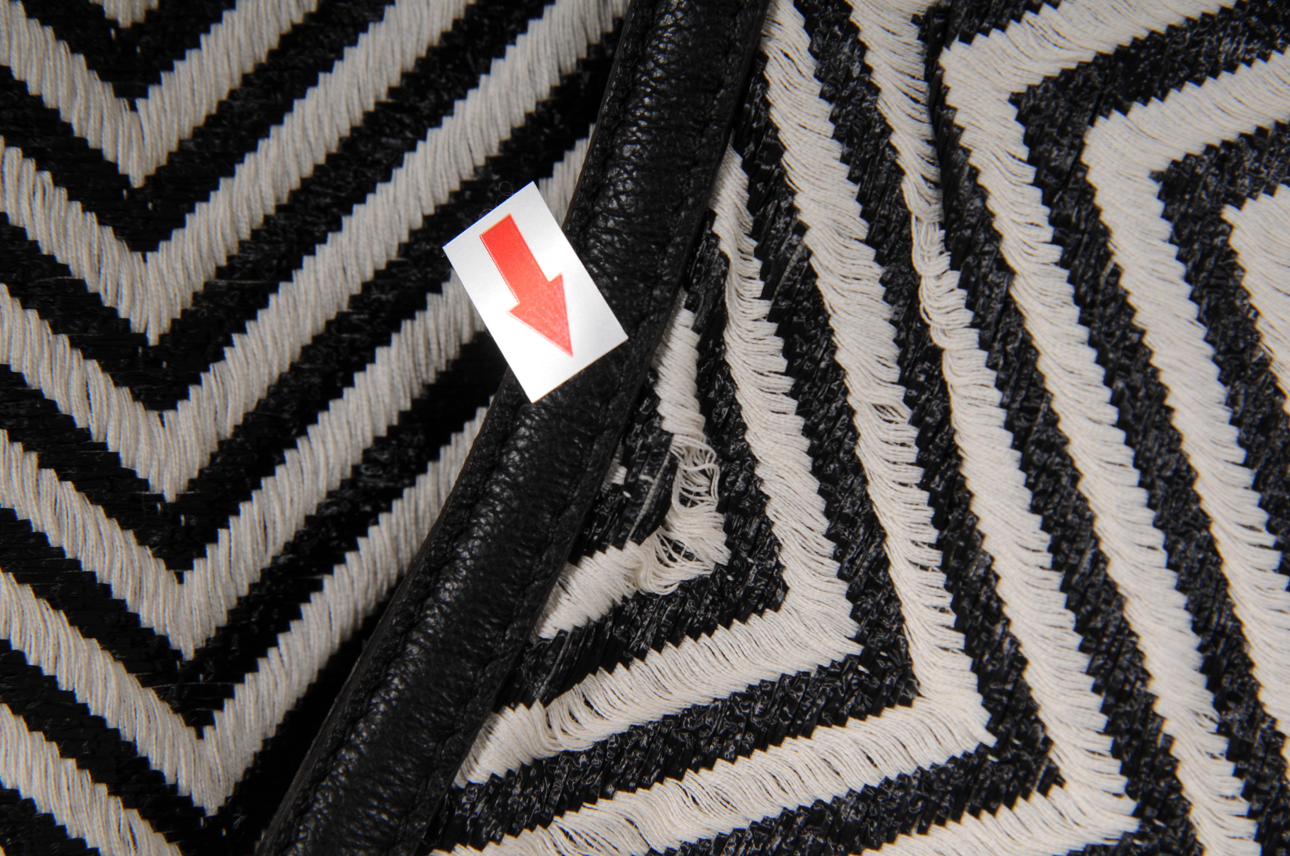 Tom Ford Donna Giacca a spina di pesce IT 42 Nero Bianco Nylon Cotone Miscela Coates in vendita 5