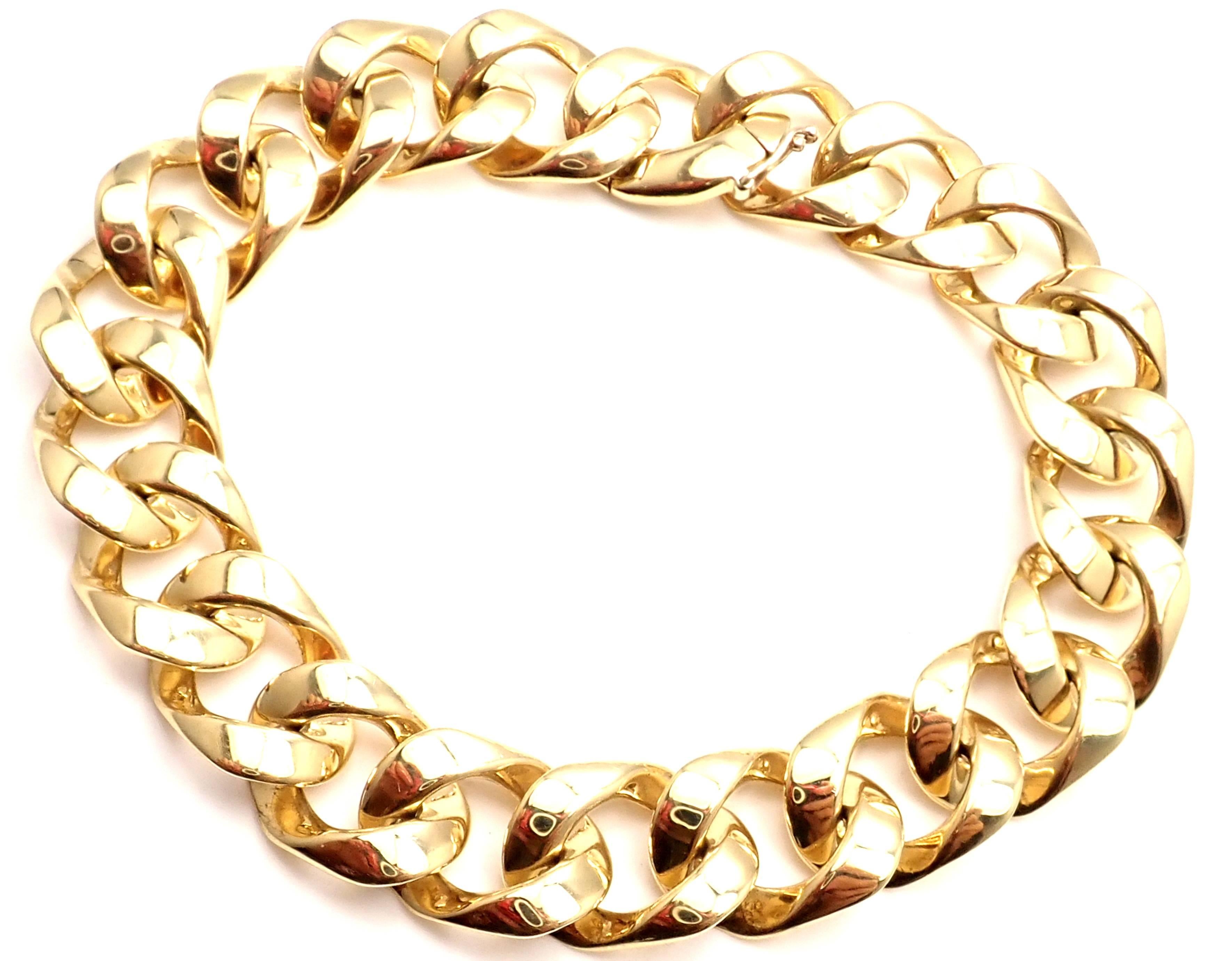 18k Yellow Gold Link Bracelet by Tom Ford. 
Details: 
Length: 7.25