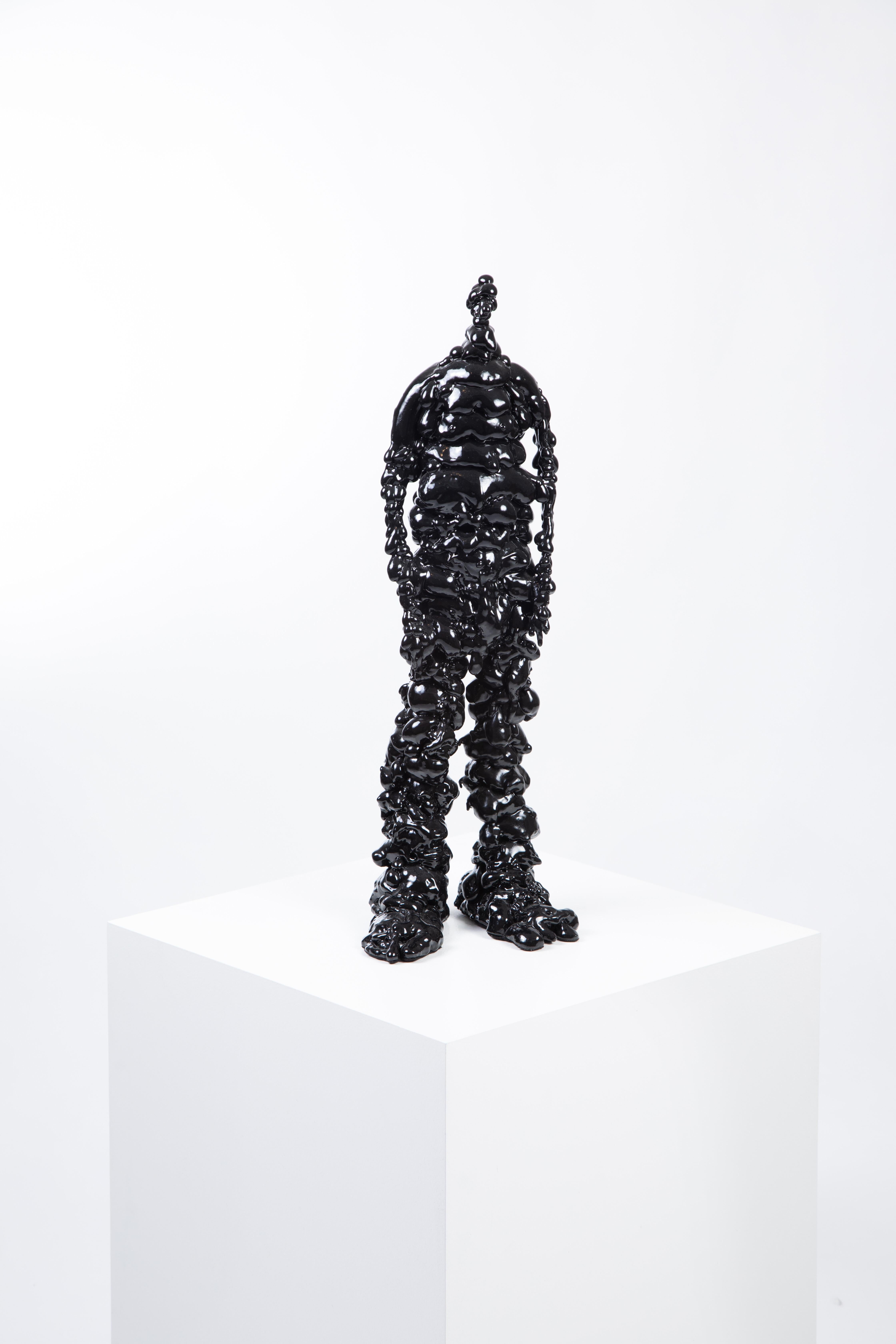 Tom Friedman Figurative Sculpture - Black and White 