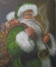 2017 SANTA CLAUS, Painting, Oil on Canvas