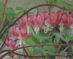 Bleeding Hearts, Painting, Oil on Canvas