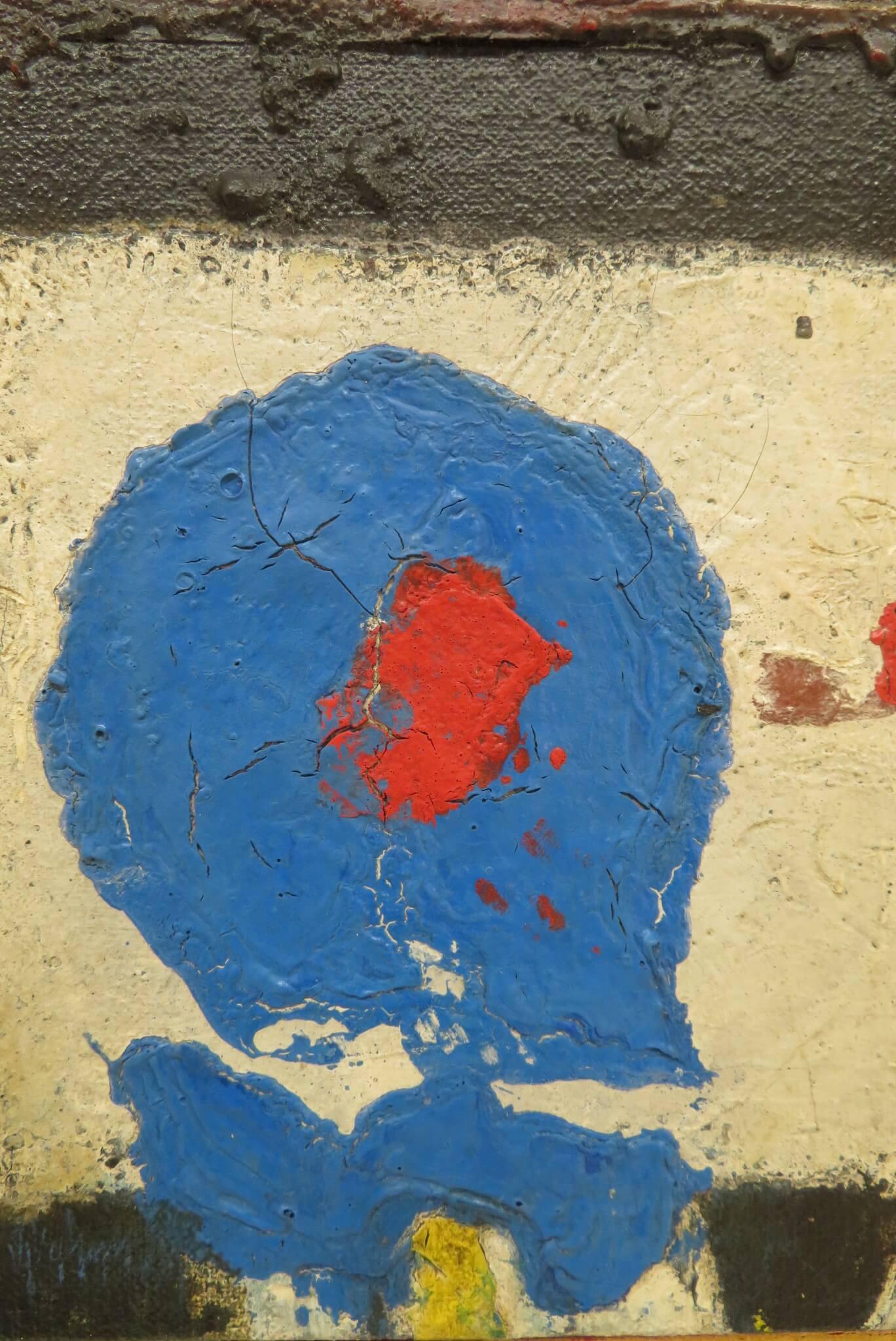 Mid Century Abstract Oil Painting from 1964 by important Australian Painter 1