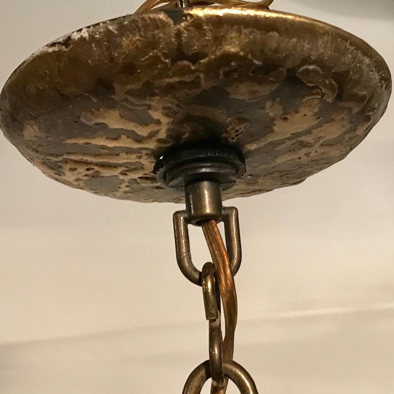 Tom Greene Brutalist Torch Cut Chandelier 3