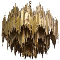 Tom Greene for Feldman Lighting Company Brutalist Chandelier