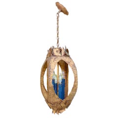 Tom Greene per Feldman Lighting Ciondolo in ottone con taglio a torcia