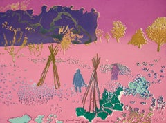 Cloudland -- Aguafuerte, Aguatinta, Grabado, Arte de Tom Hammick