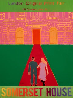 Alfombra Roja -- Xilografía, Impresión, 40º LOPF por Tom Hammick