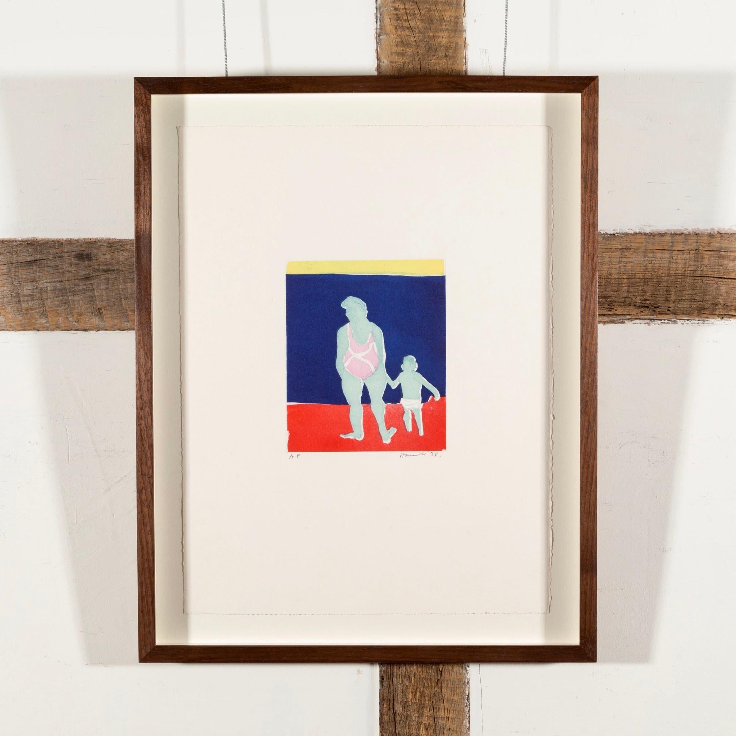 Swimming, Mother and Child von Tom Hammick, 1998 im Angebot 1