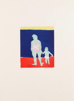 Nuoto, Mother & Child di Tom Hammick, 1998