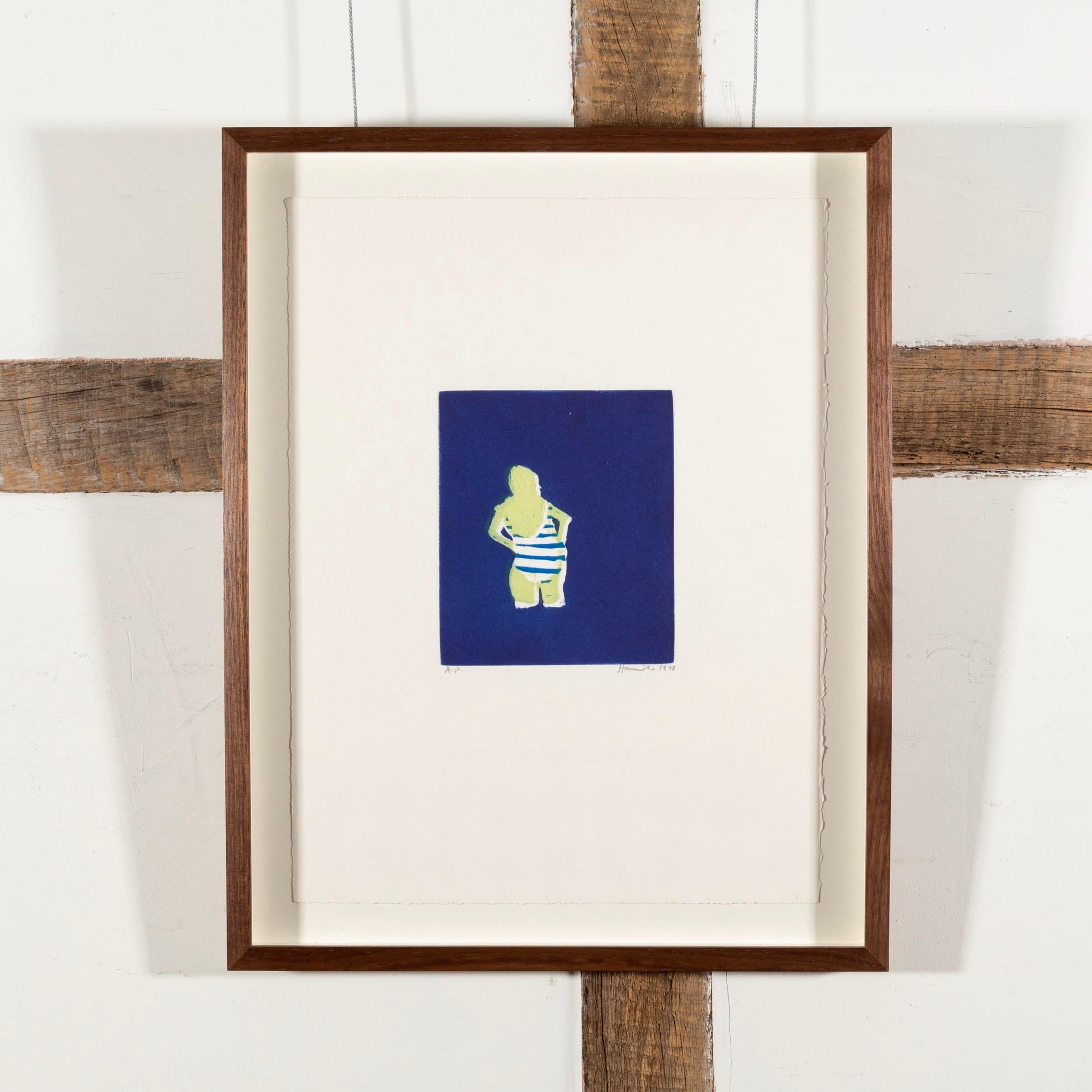 Untitled (Striped Swimsuit) von Tom Hammick, 1998 im Angebot 1