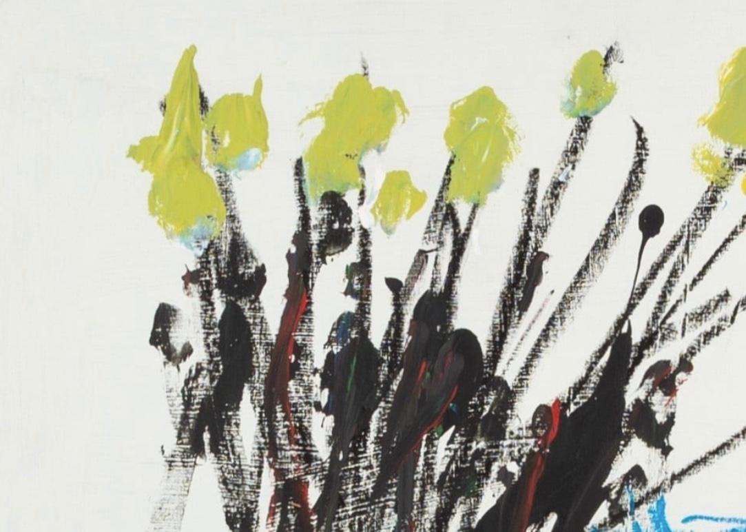 Green Flower Painting by Tom Harford Thompson, 2023 2
