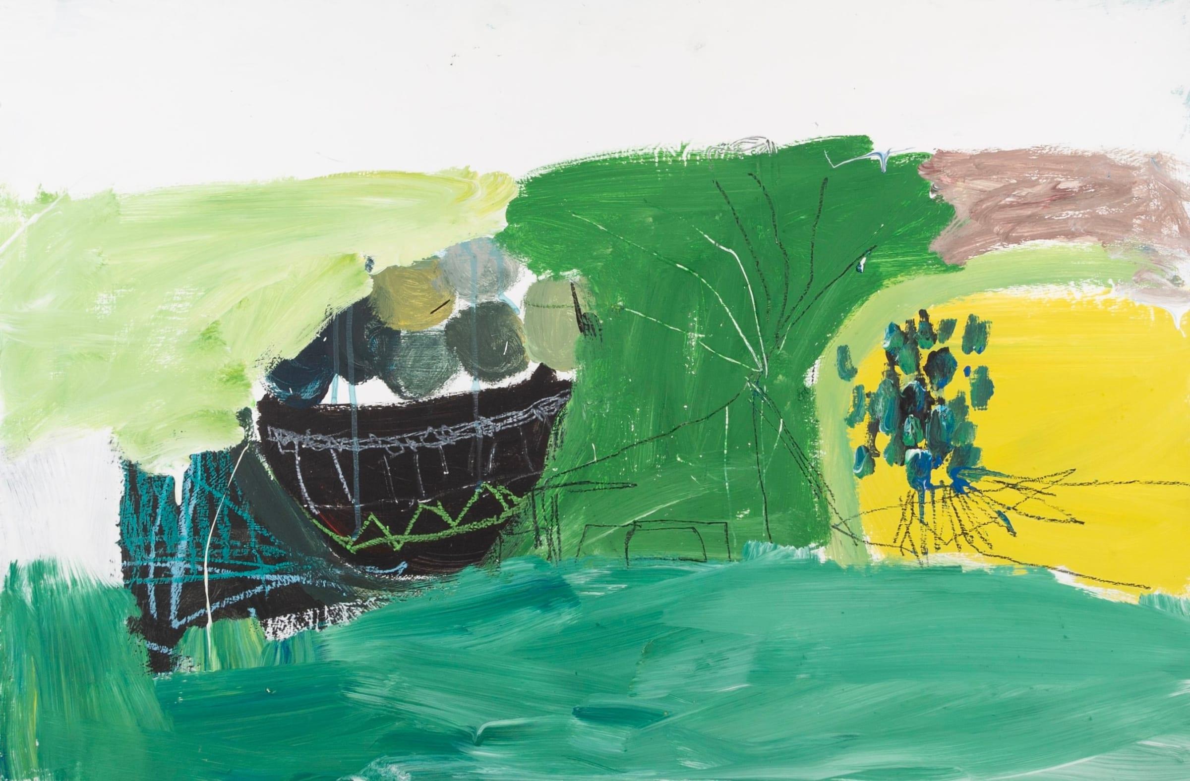 Fruit vert, peinture à l'huile sur panneau de Tom Harford Thompson, 2023