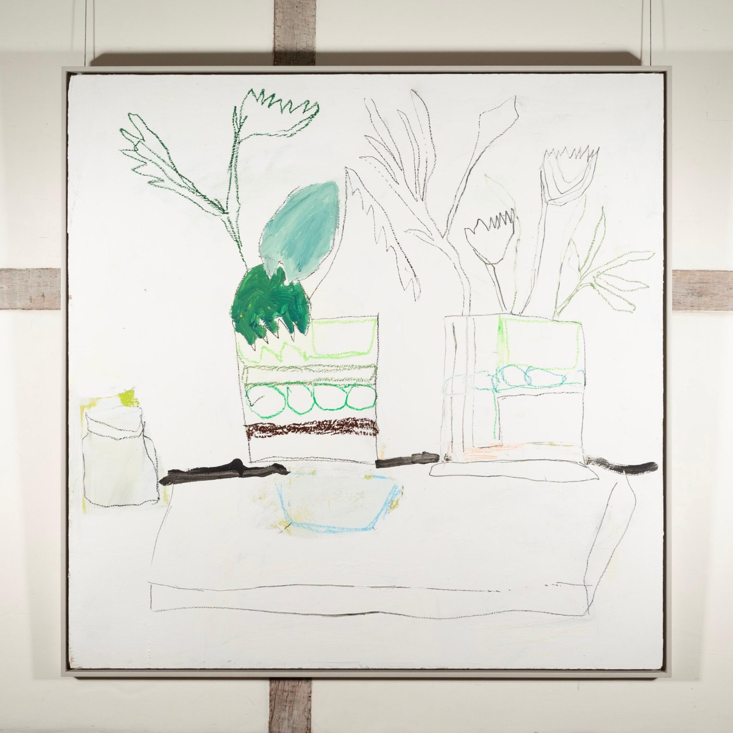 Stillleben für die Küche, Öl auf Tafel, Gemälde von Tom Harford Thompson, 2023 im Angebot 1