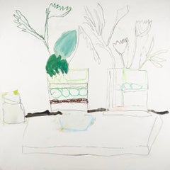 Stillleben für die Küche, Öl auf Tafel, Gemälde von Tom Harford Thompson, 2023