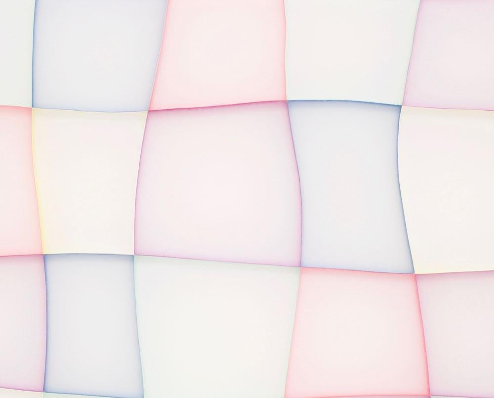 Ordine fluido 2 (pittura astratta) - Abstract Painting Beige di Tom Henderson