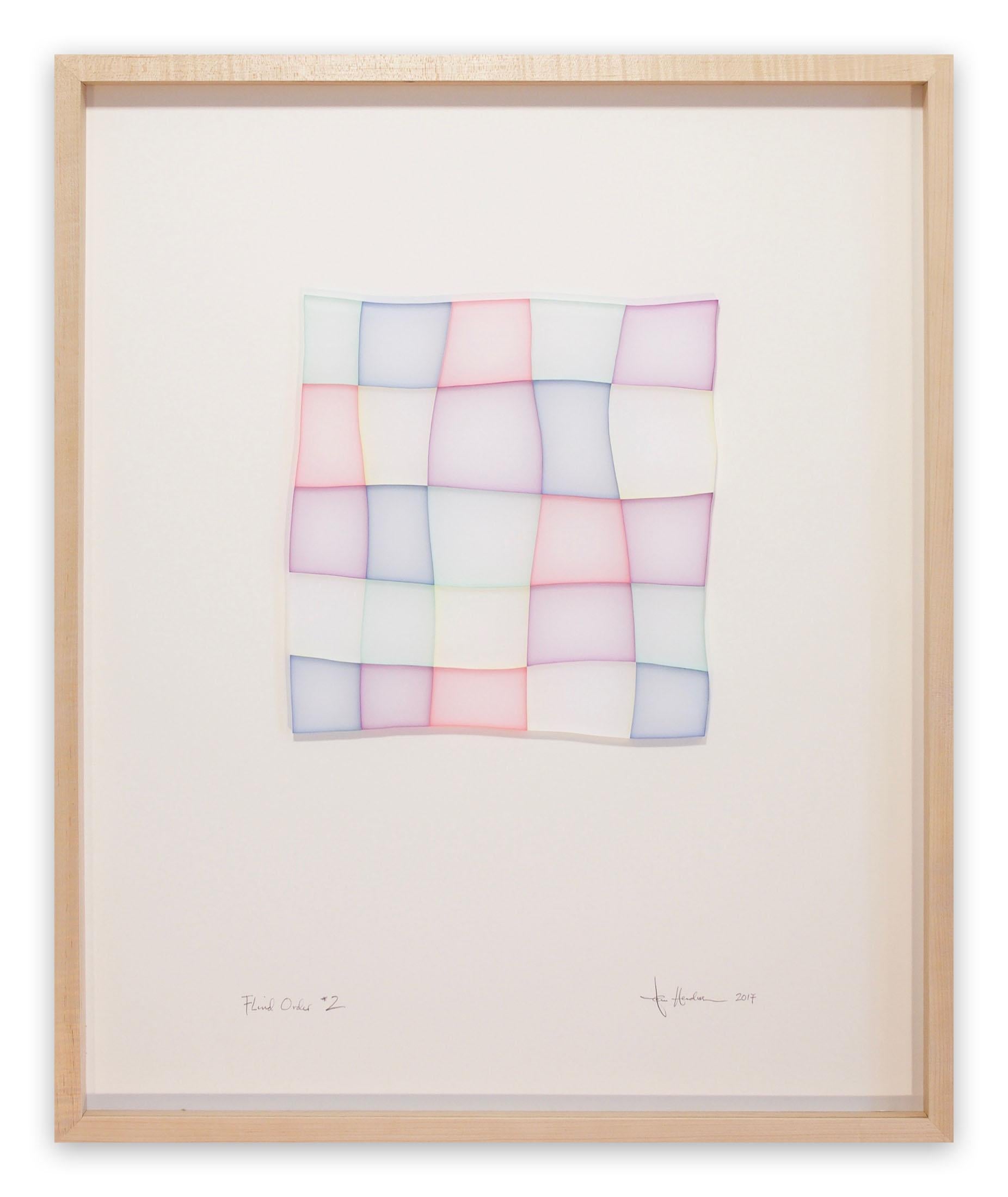 Tom Henderson Abstract Painting – Fluid Order 2 (Abstraktes Gemälde)