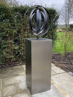 OCTAVE CIRCLE II - sculpture contemporaine en bronze phosphoreux