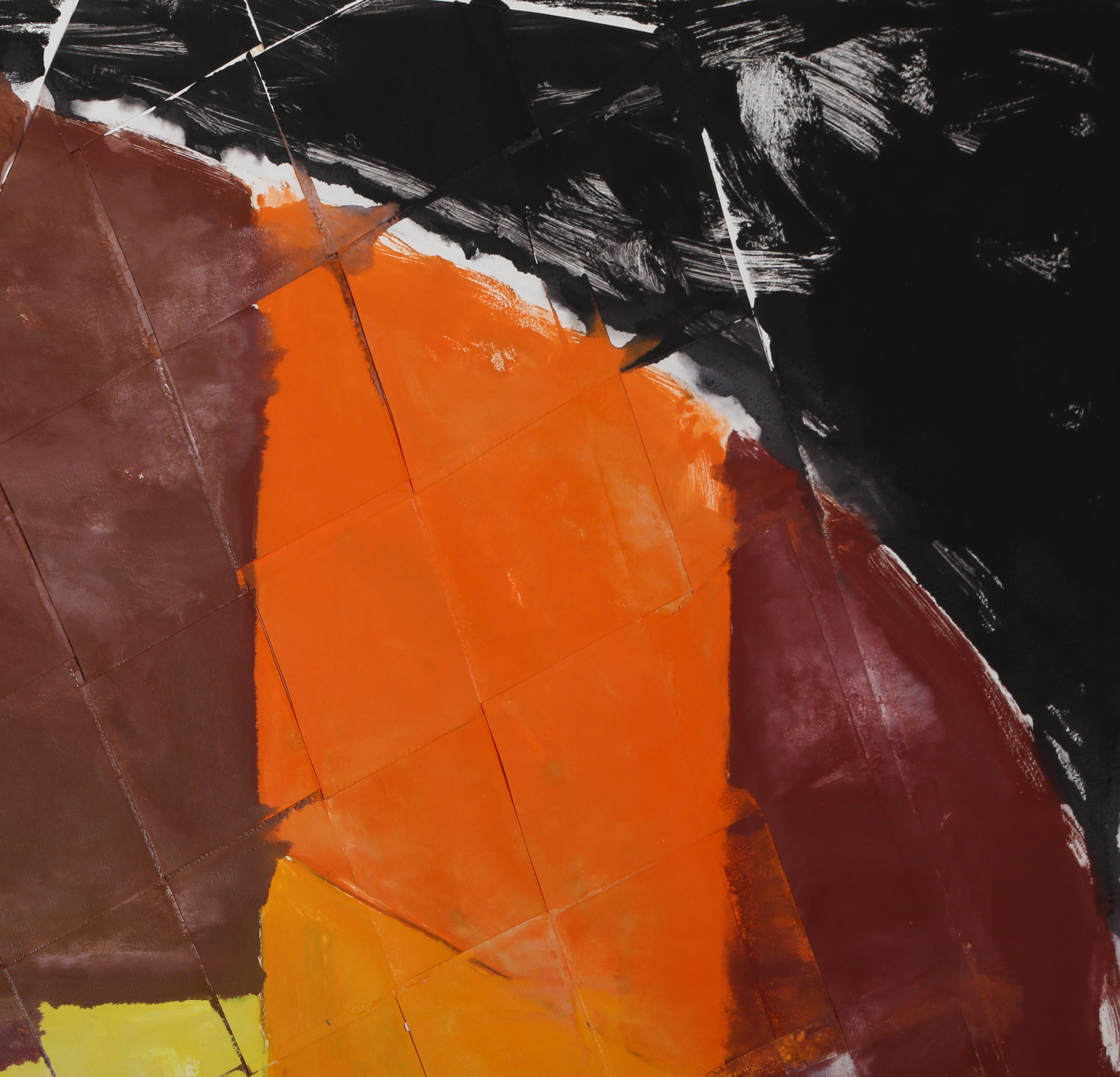 Garner Tullis, grande dipinto con collage di Tom Holland in vendita 1