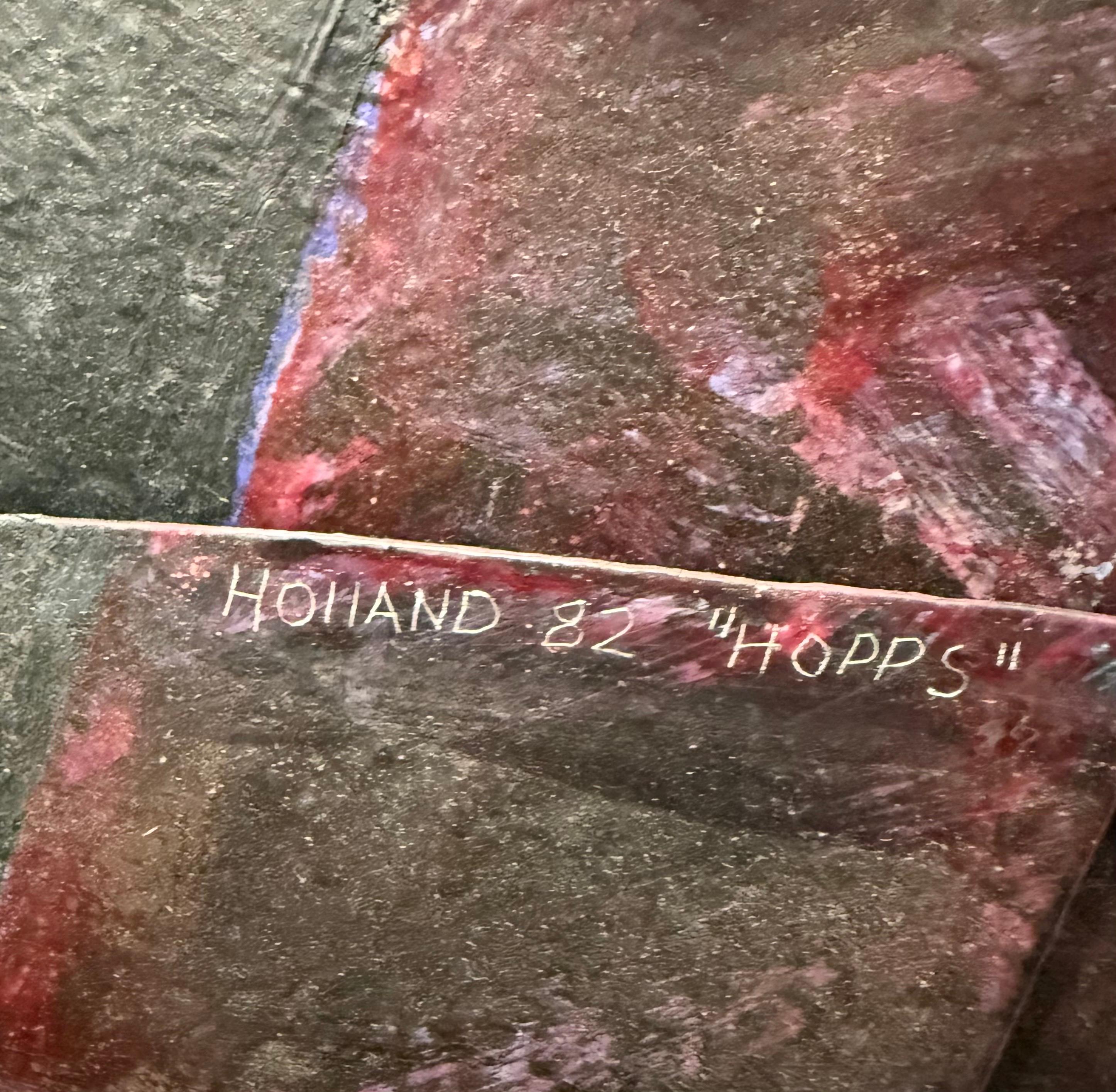Pittura astratta a tecnica mista costruita molto grande Scultura da parete Tom Holland in vendita 14