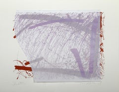 Fulton, Abstract Screenprint with Collage by Tom Holland