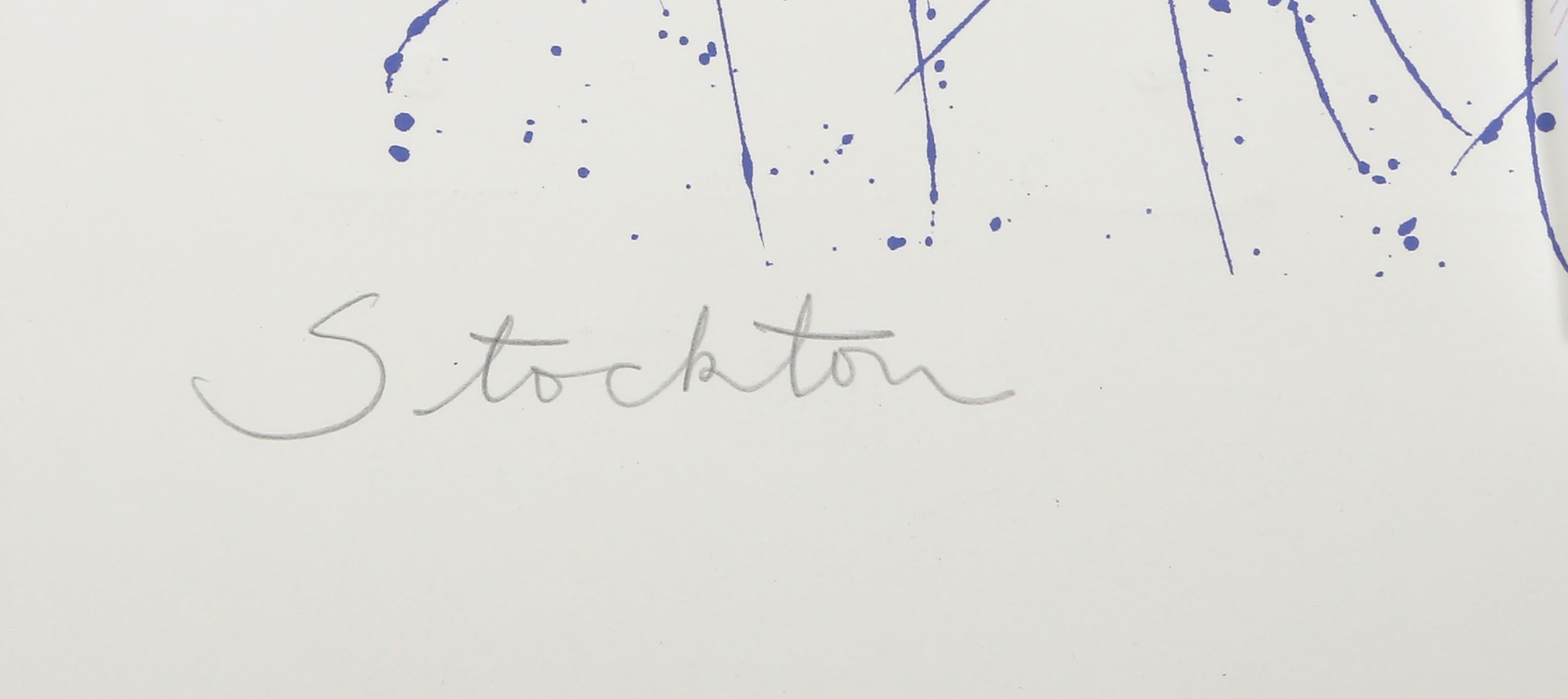 Stockton, Abstract Screenprint with Collage by Tom Holland For Sale 4
