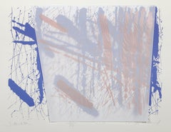 Stockton, Abstract Screenprint with Collage by Tom Holland