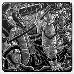 Hillbilly Kama Sutra, Collection of 13 Linoleum Cut Prints by Master Printmaker