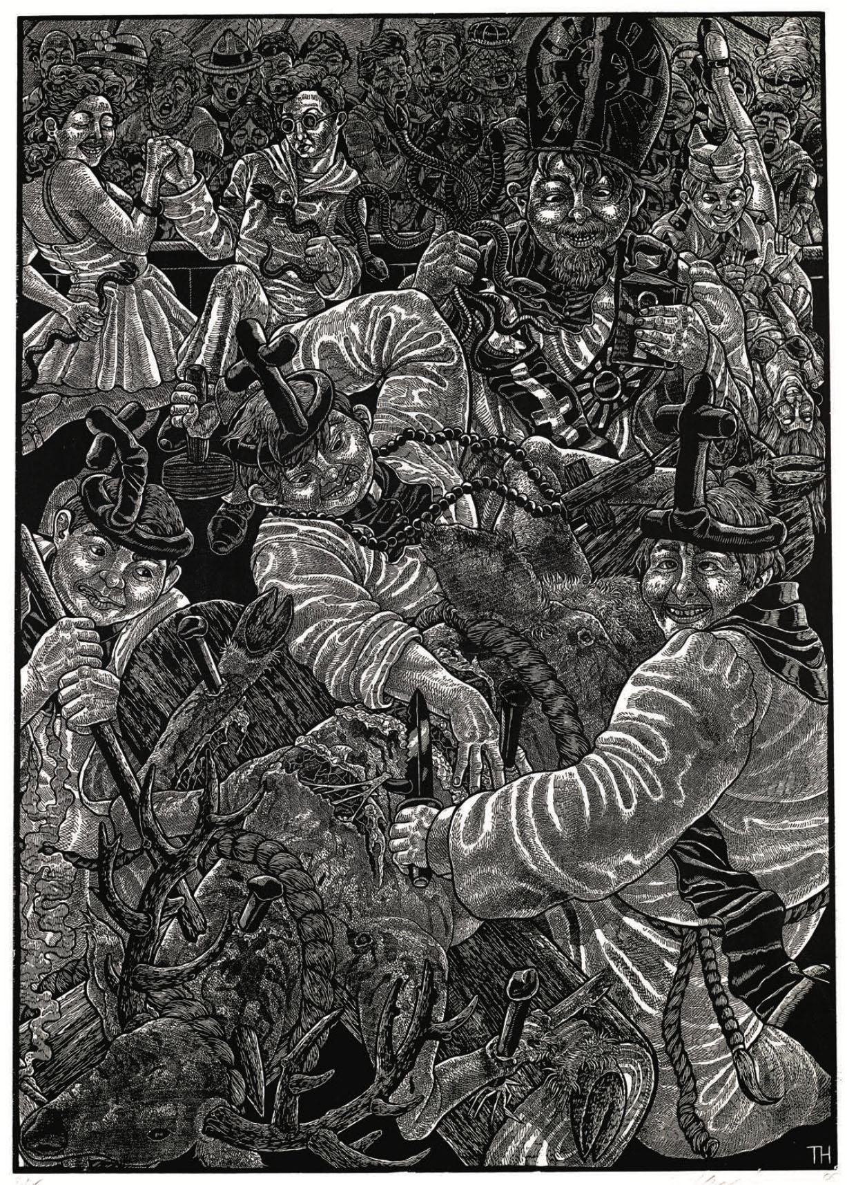 The Bloody Bucket (portfolio of 10 prints) For Sale 5