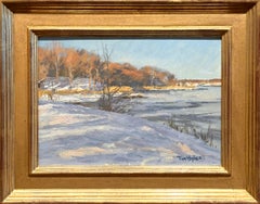 Tom Hughes (b. 1965), Landscape Painting "Afternoon by the River"