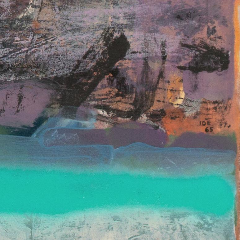 'Canyon River', San Francisco Bay Area Abstraction, Mid-Century, Maxwell Gallery - Painting by Tom Ide