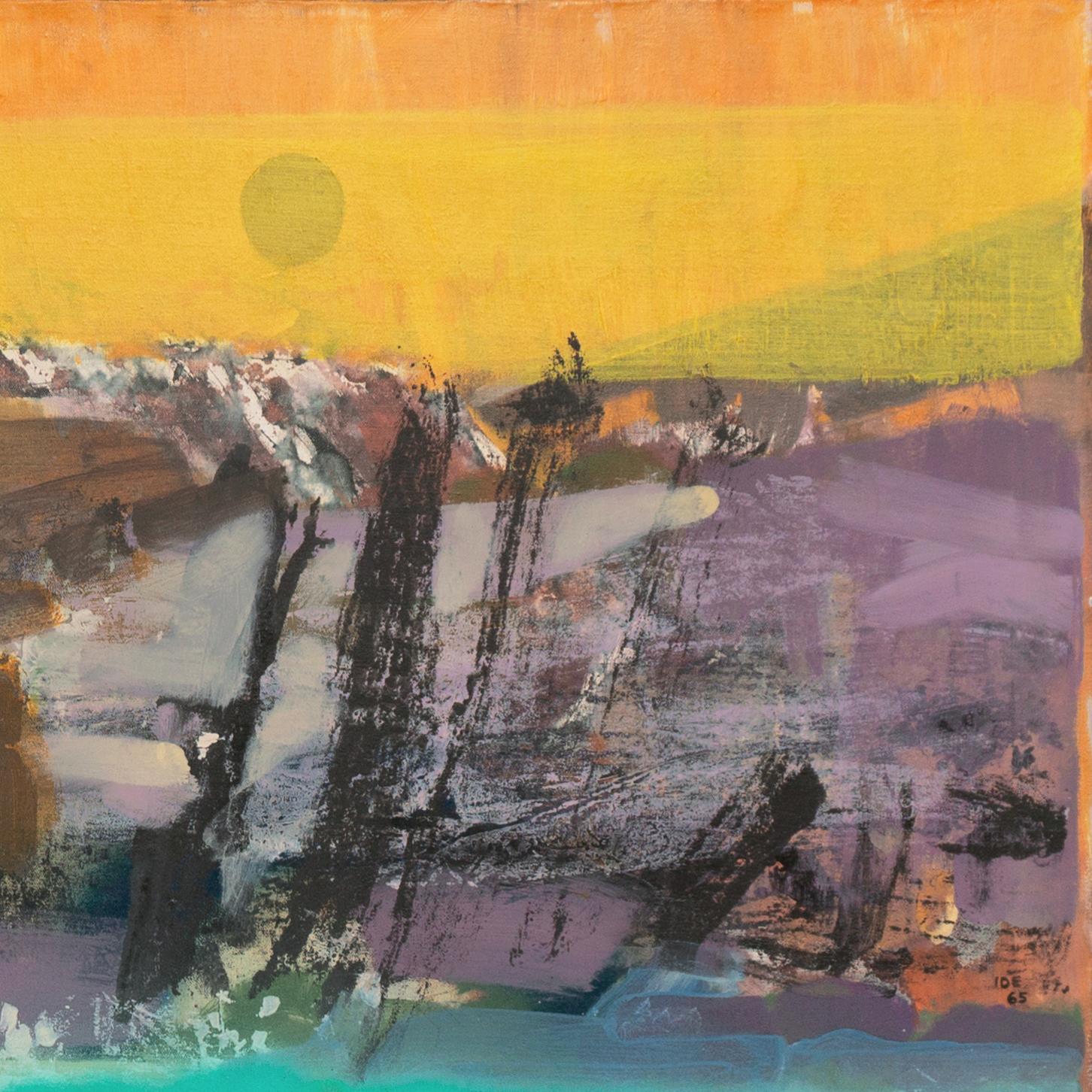 'Canyon River', San Francisco Bay Area Abstraction, Mid-Century, Maxwell Gallery For Sale 2