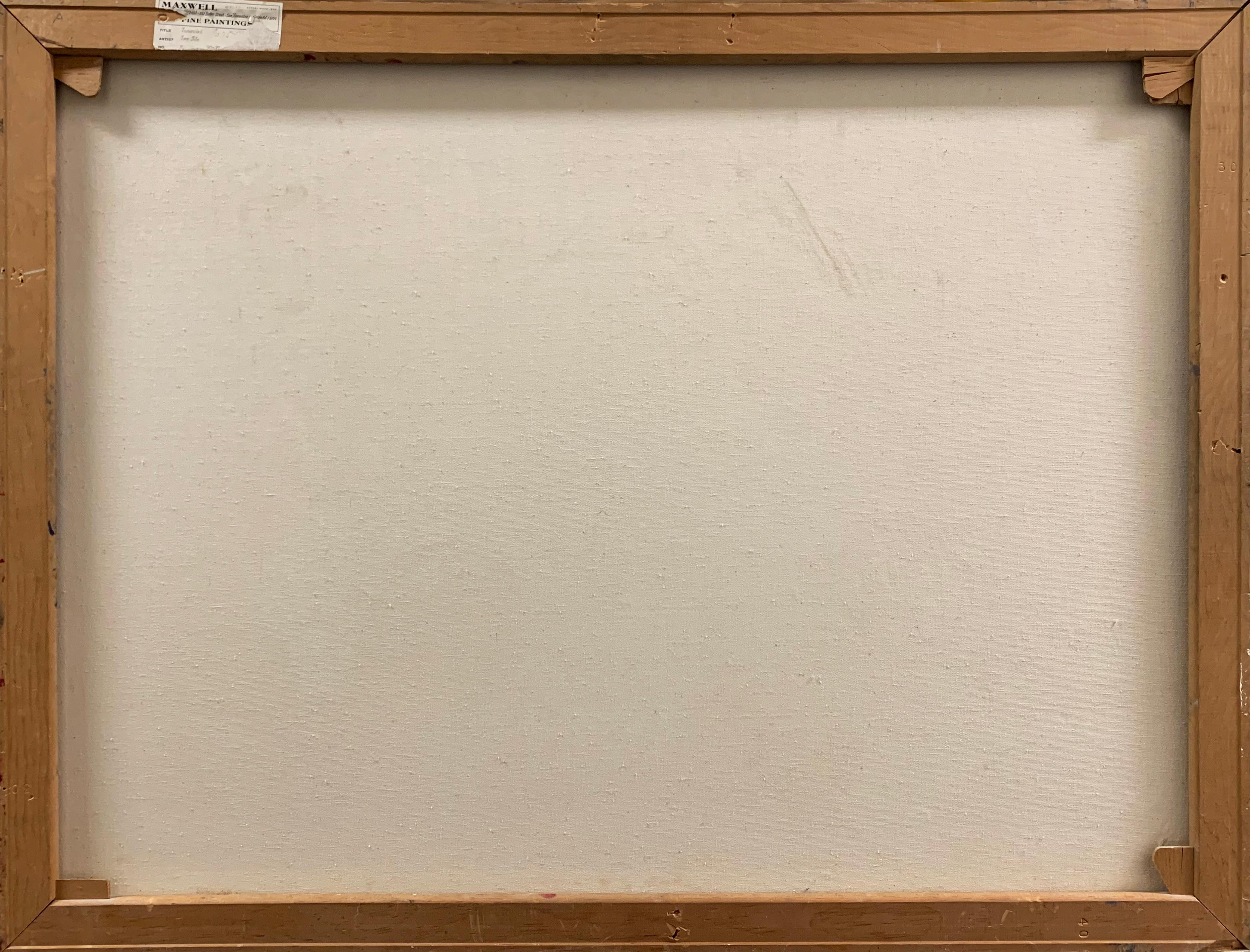 'Canyon River', San Francisco Bay Area Abstraction, Mid-Century, Maxwell Gallery For Sale 5