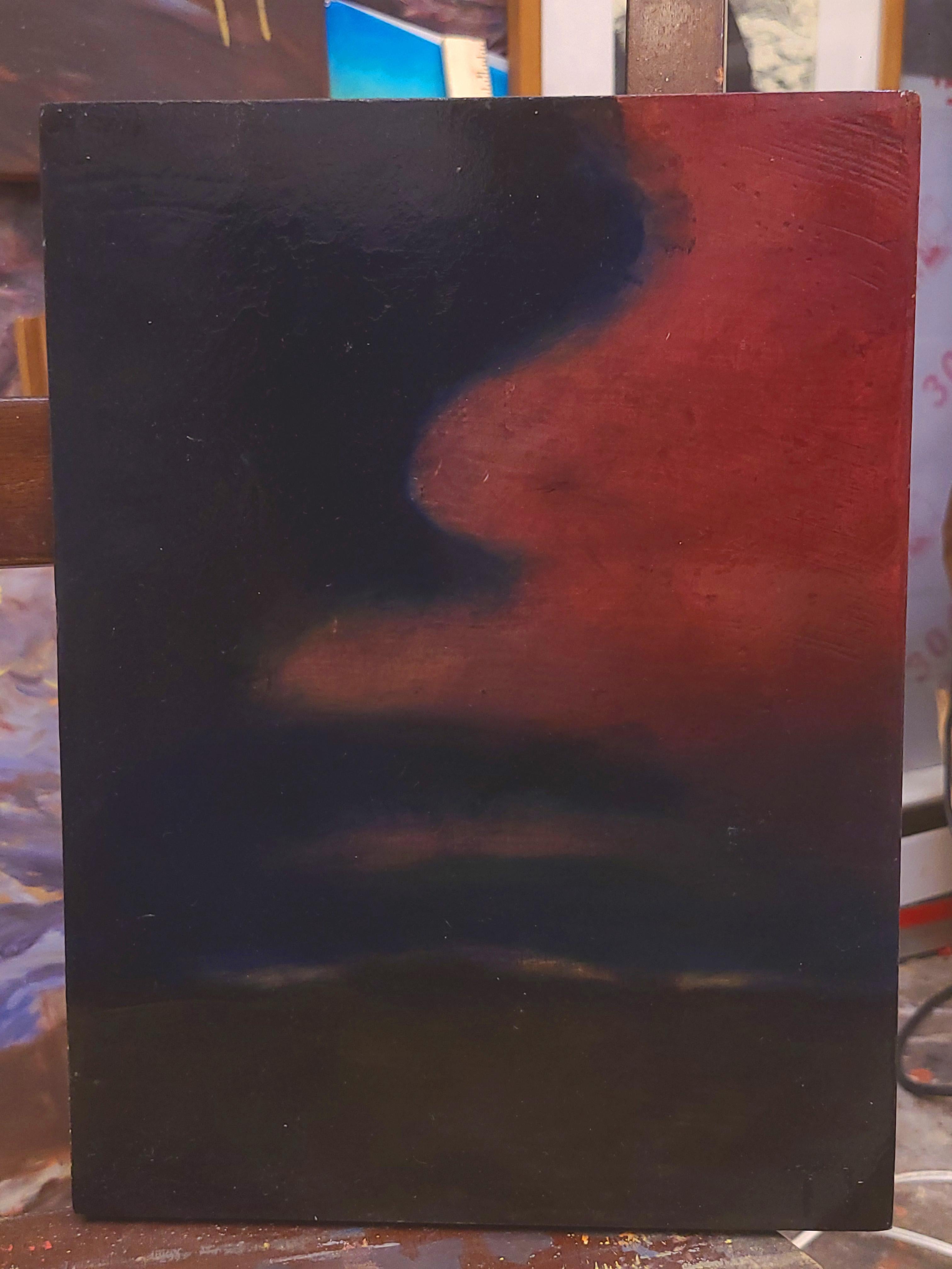 Pannello dipinto al crepuscolo di Brooklyn - Painting Moderno di Tom Irizarry Studio