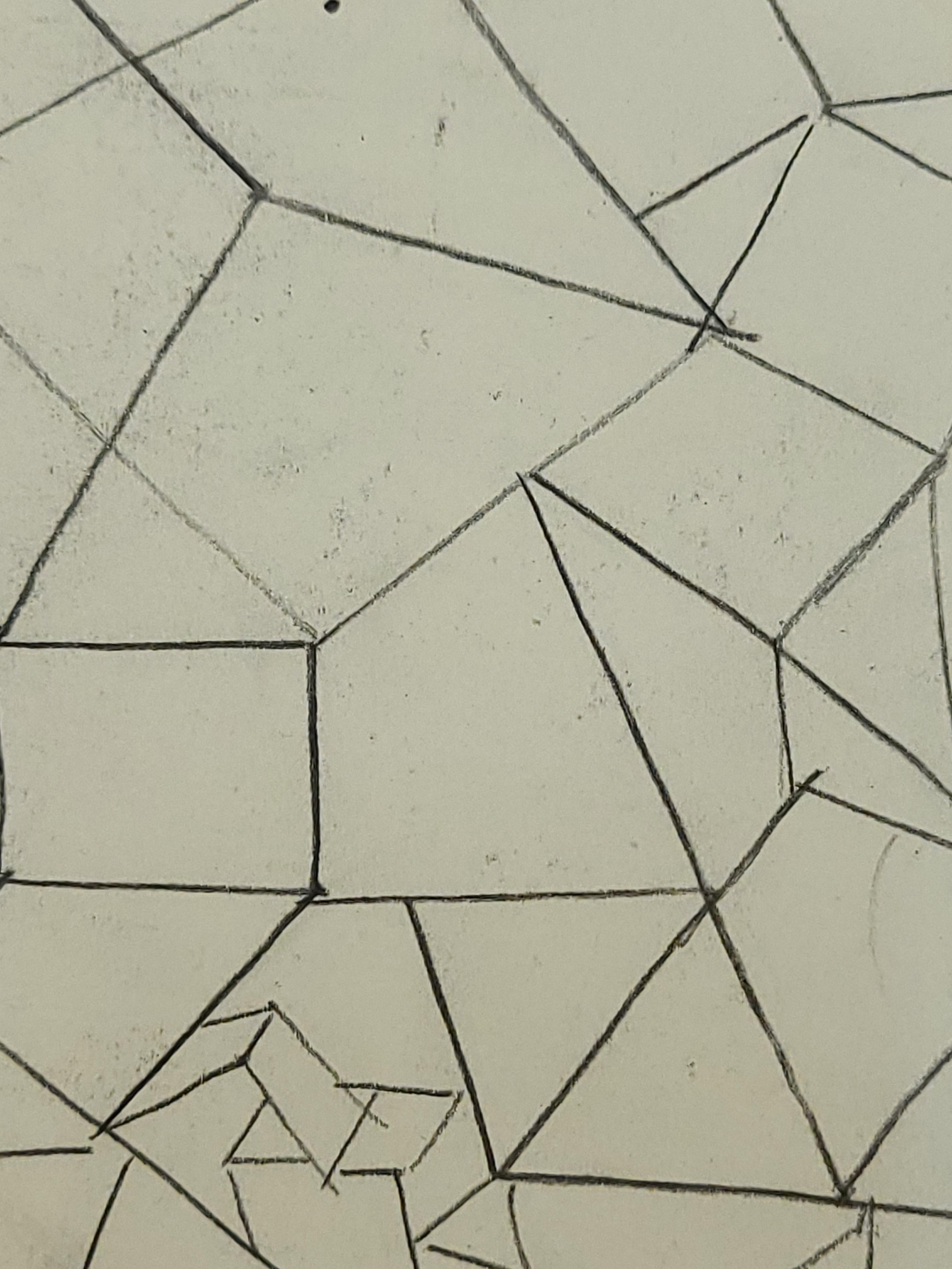 Omaggio a Feininger - Painting Astrattismo geometrico di Tom Irizarry Studio