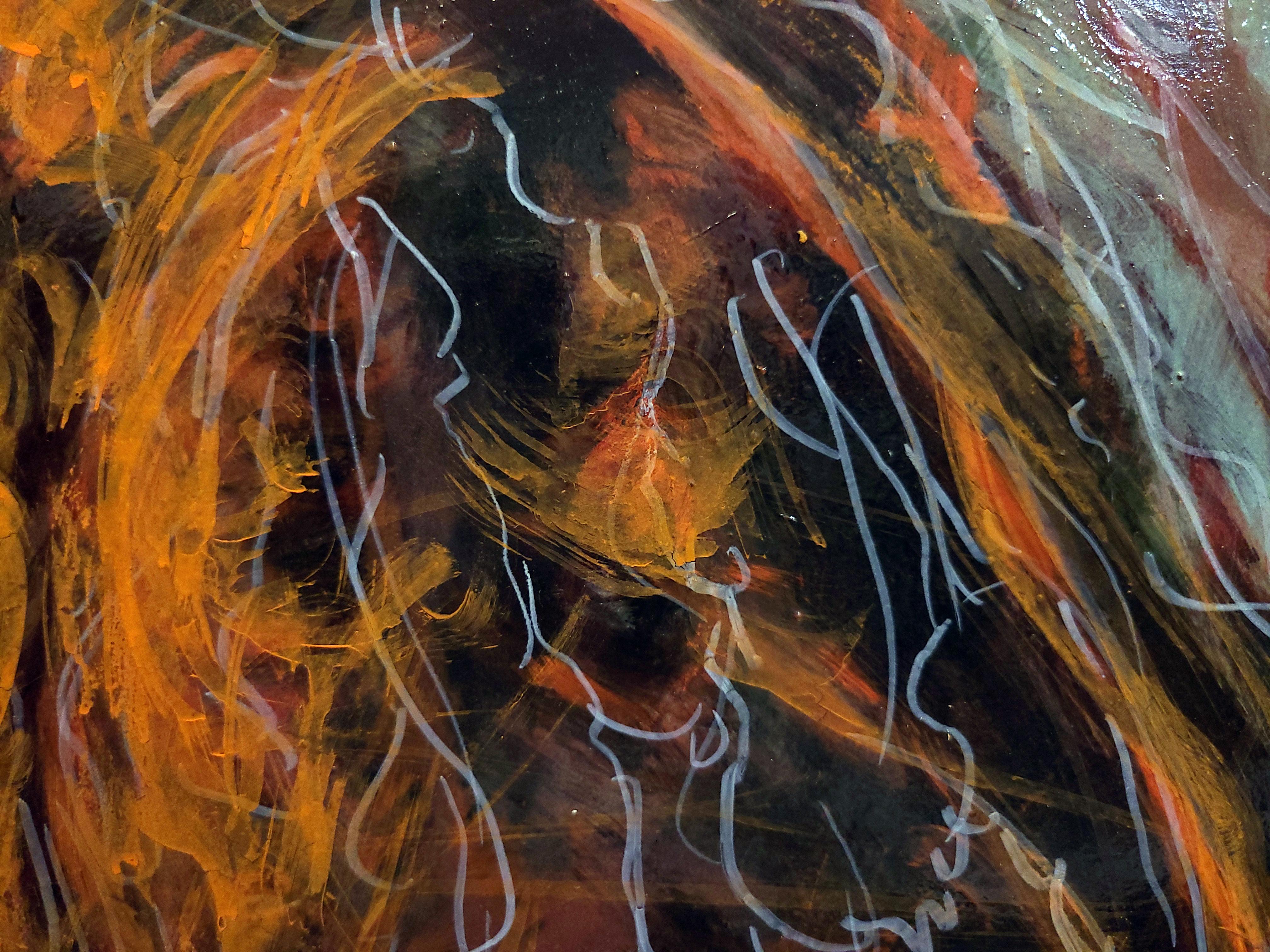 L'agitazione - Painting Impressionismo americano di Tom Irizarry Studio