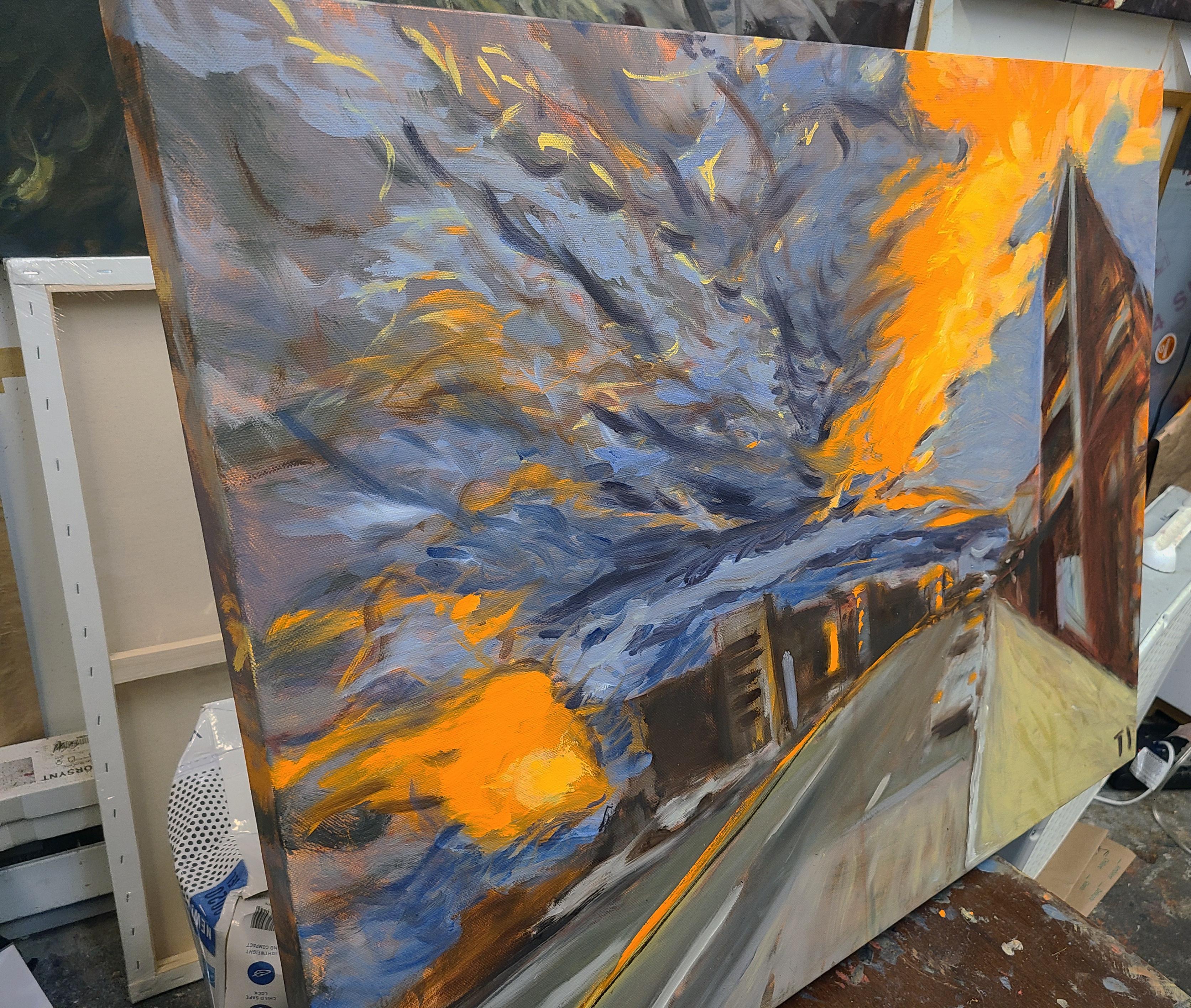Viale Occidentale - Painting di Tom Irizarry Studio