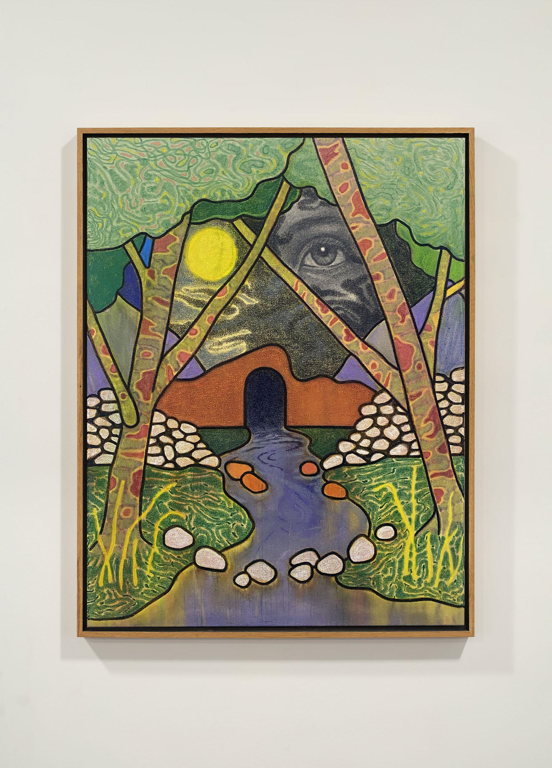 Whatever's Written in Your Heart, peinture de paysage contemporaine, encadrée - Painting de Tom Jean Webb 