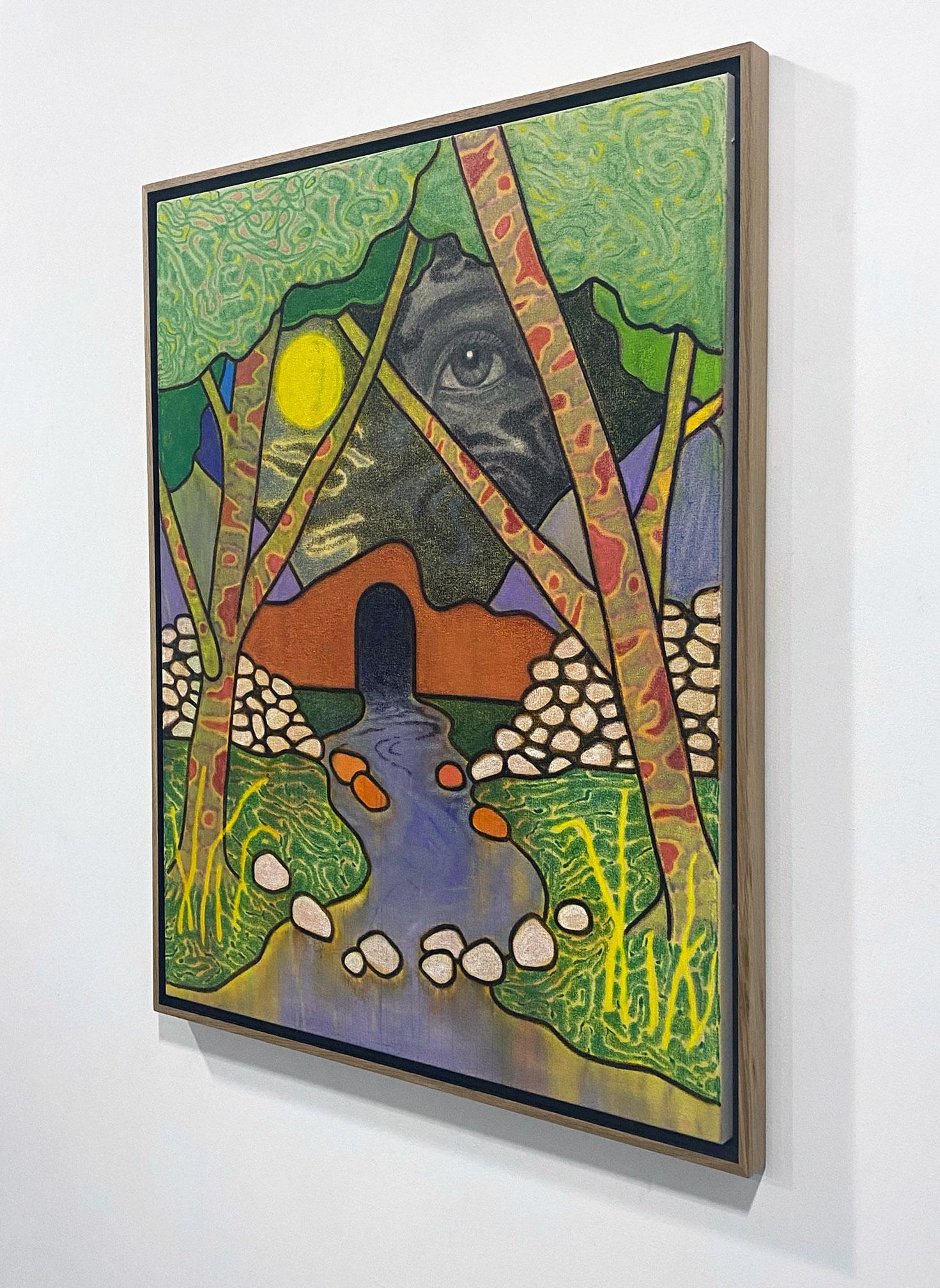 Tom Jean Webb s'intéresse à l'espace d'un tableau, physique et émotionnel, ainsi qu'à l'espace implicite et à l'espace réel. Son travail intègre à la fois l'espace qu'occupe une peinture ainsi que l'espace et le temps qui existent entre les