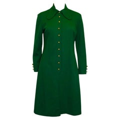 Tom Jones of Mayfair Vintage Green Jersey Dress