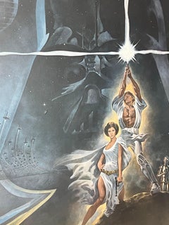 Star Wars „Eine neue Hoffnung“ – Originalplakat von 1977, gestaltet von Tom Jung, 20th Century Fox