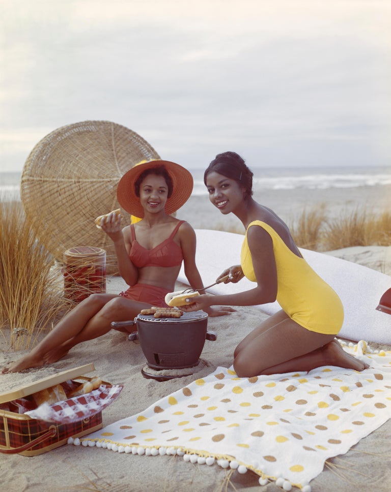 Tom Kelley Color Photograph - Women on the Beach
