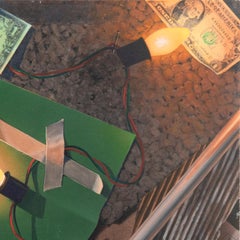 Funny Money", Hyper-Realismus, Trompe-l'œil, Stillleben, DW Gallery, Dallas, TX