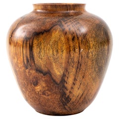 Tom Laser, Vaso di betulla nera tornita, 1982 ca.