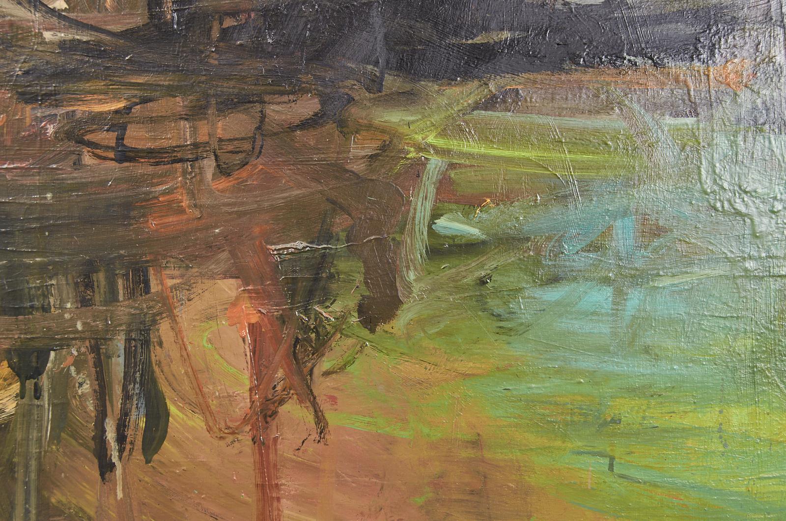 Grande peinture abstraite « Caldron » de Tom Lieber, 1992 en vente 7