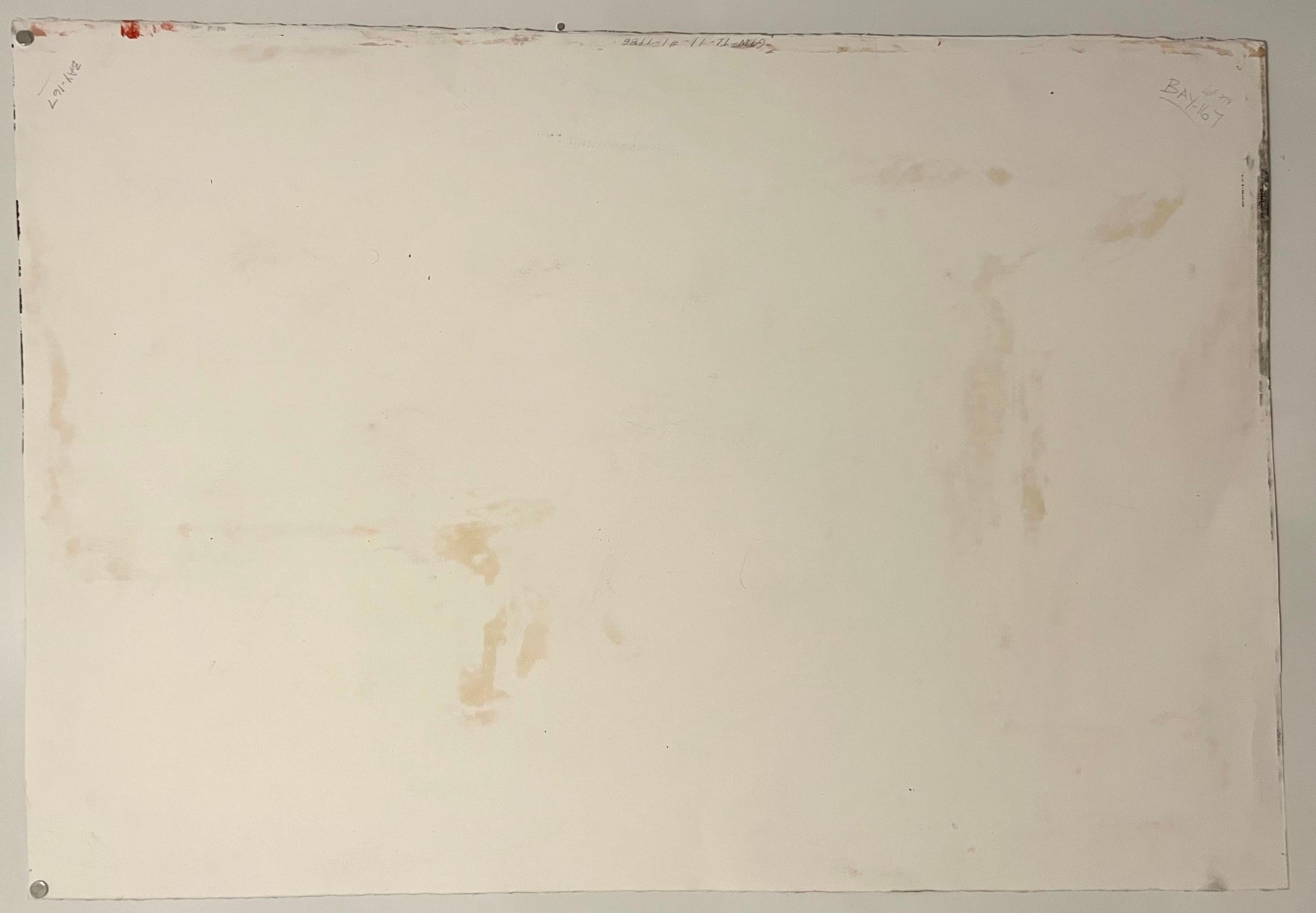 Großes abstrakt-expressionistisches Farb Monotypie-Ölgemälde, Ölgemälde Tom Lieber, Mixed Media im Angebot 6