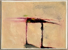 Large Abstract Expressionist Color Monotype Oil Painting Tom Lieber Mixed Media