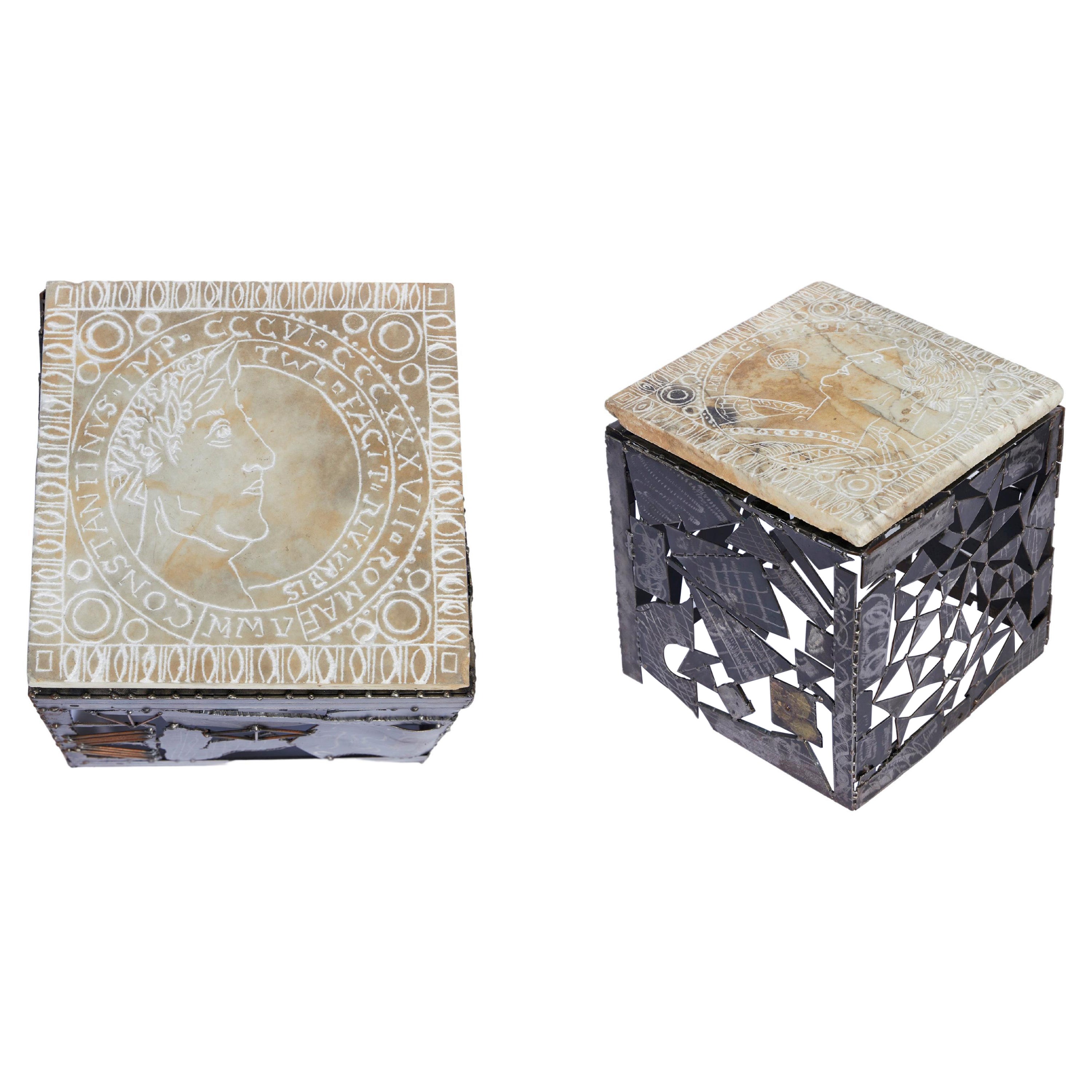Tom Lollar y Ricardo Arango Mesas cúbicas Agrippa y Constantino, 2005 en venta
