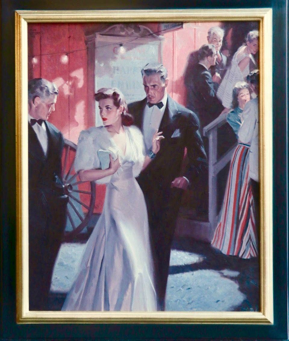 Il lieto fine - Painting di Tom Lovell